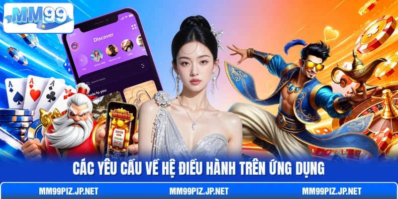 Các yêu cầu về hệ điều hành trên ứng dụng
