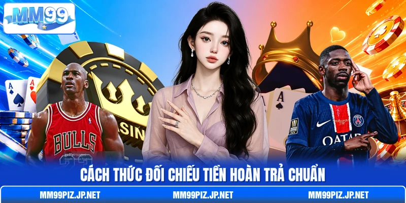 Cách thức đối chiếu tiền hoàn trả chuẩn