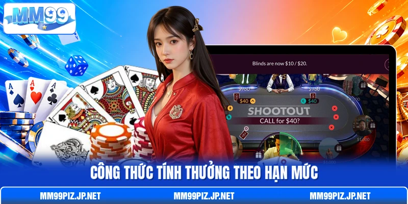 Công thức tính thưởng theo hạn mức