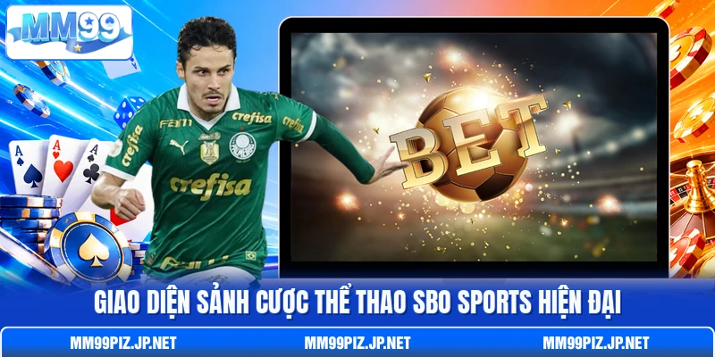 Giao diện sảnh cược thể thao SBO Sports hiện đại