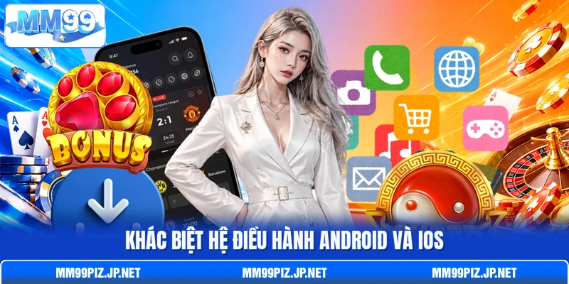 Khác biệt hệ điều hành Android và iOS